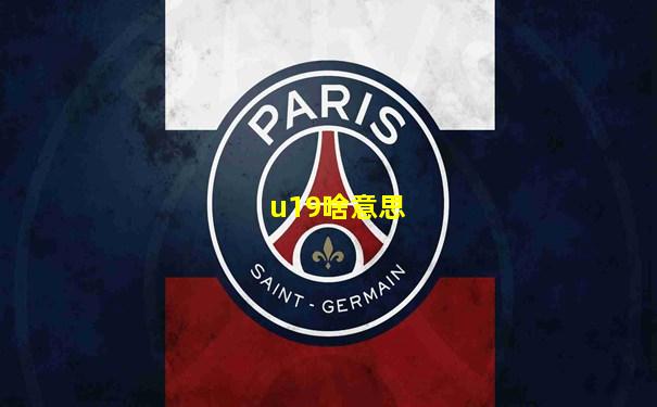 u19啥意思