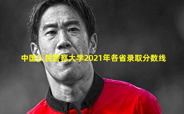 中国人民警察大学2021年各省录取分数线