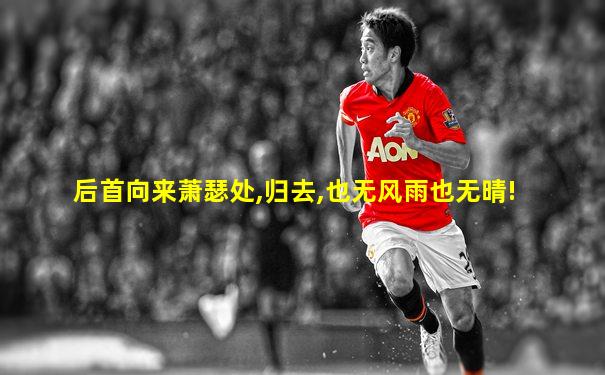 后首向来萧瑟处,归去,也无风雨也无晴!