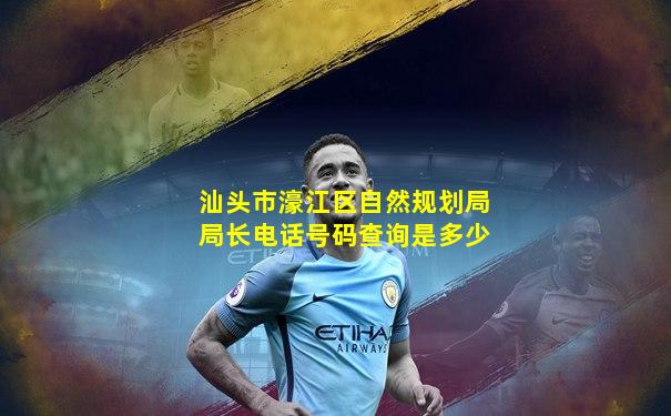 汕头市濠江区自然规划局局长电话号码查询是多少