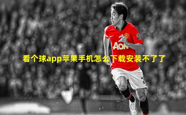 看个球app苹果手机怎么下载安装不了了
